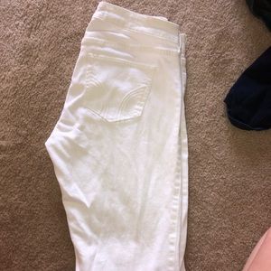 White Hollister Skinny Jeans